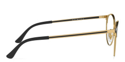 Ray-Ban Unisex Panthos Eyeglasses in Black On Gold – Product Photo 3