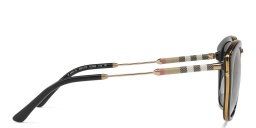 نظارة شمسية بإطار كات آي من بربري بلون أسود - صورة المنتج 3