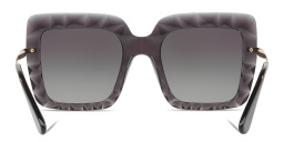 نظارة شمسية مربعة من دولتشي آند غابانا بلون رمادي شفاف - صورة المنتج 4