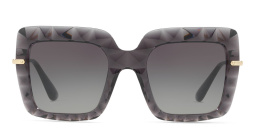 Dolce & Gabbana Square Sunglasses in Transparent Grey – Product Photo 1
