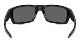 نظارة شمسية دروب بوينت بإطار مستطيل من اوكلي بلون أسود لامع - صورة المنتج 4