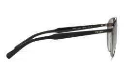 PRADA Round Sunglasses in Black – Product Photo 3