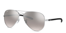 Ray-Ban Unisex Aviator Sunglasses in Silver – Product Photo 2
