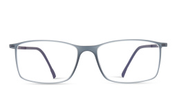 Rectangle Eyeglasses من سيلويت بلون أسود - صورة المنتج 1