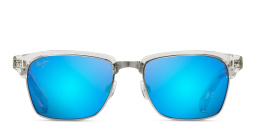 Maui Jim Unisex Rectangle Sunglasses in Clear – Product Photo 1