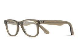 Ray-Ban Wayfarer Ease Optics Change Eyeglasses in Polished Grey – Product Photo 2