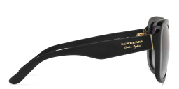 نظارة شمسية مربعة من بربري بلون أسود - صورة المنتج 3