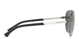 نظارة شمسية بإطار أفياتور من امبوريو أرماني بلون رصاصي مطفي - صورة المنتج 3