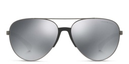 Emporio Armani Aviator Sunglasses in Matte Gunmetal – Product Photo 1