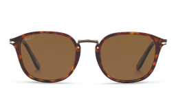 PERSOL Round Sunglasses in Havana – Product Photo 1