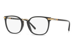 BURBERRY Square Eyeglasses in Matte Black – Product Photo 2