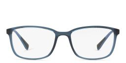 Prada Linea Rossa Wide Rectangle Eyeglasses in Blue – Product Photo 1