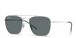 Shop Ray-Ban Square Sunglasses in Silver online.
