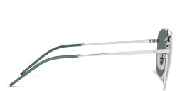 Shop Ray-Ban Square Sunglasses in Silver online.