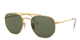 Ray-Ban The Marshal Unisex Hexagonal Irregular Sunglasses in Gold – Product Photo 2