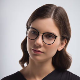 Ray-Ban Panthos Eyeglasses in Black – Product Photo 5