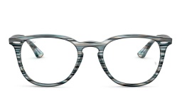 Unisex Round Eyeglasses من راي بان بلون أزرق - صورة المنتج 1