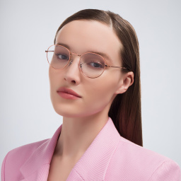Ray-Ban David Unisex Panthos Eyeglasses in Copper – Product Photo 8