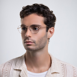 Ray-Ban David Unisex Panthos Eyeglasses in Copper – Product Photo 9
