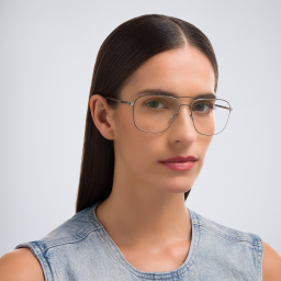 MYKITA Steen Wide Aviator Eyeglasses in Black – Product Photo 6