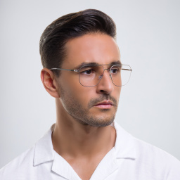 MYKITA Steen Wide Aviator Eyeglasses in Black – Product Photo 8