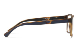 Emporio Armani Rectangle Eyeglasses in Brown – Product Photo 3