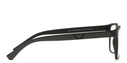Emporio Armani Rectangle Eyeglasses in Jet Black – Product Photo 3