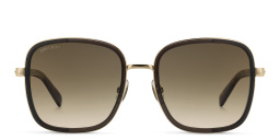 JIMMY CHOO Elva/S Oversized Square Sunglasses in Black – Product Photo 1