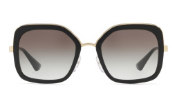 PRADA Square Sunglasses in Black – Product Photo 1