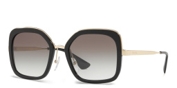 PRADA Square Sunglasses in Black – Product Photo 2