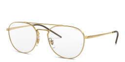 Ray-Ban Unisex Panthos Eyeglasses in Gold – Product Photo 2