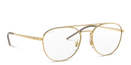 Ray-Ban Unisex Panthos Eyeglasses in Gold – Product Photo 4