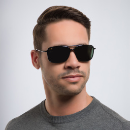 Maui Jim Kaupo Gap Unisex Aviator Sunglasses in Black – Product Photo 6