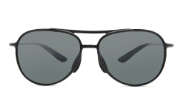 Maui Jim Alelele Bridge Unisex Aviator Sunglasses in Black – Product Photo 1