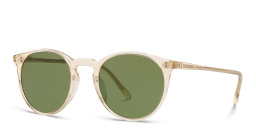 Shop OLIVER PEOPLES Panthos Sunglasses in Clear online.
