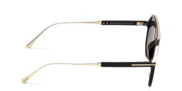 نظارة شمسية أفياتور من توم فورد بلون أسود لامع - صورة المنتج 3