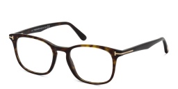 TOM FORD Square Eyeglasses in Dark Havana – Product Photo 2