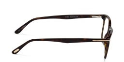 TOM FORD Square Eyeglasses in Dark Havana – Product Photo 3