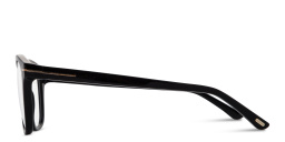 Shop TOM FORD Clip-On Round Eyeglasses in Black online.