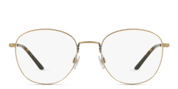 GIORGIO ARMANI Round Eyeglasses in Brushed Gold – Product Photo 1