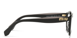 MIU MIU Cat-Eye Eyeglasses in Black – Product Photo 3