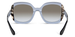 PRADA Square Sunglasses in Black Azure/Spotted Brown – Product Photo 4