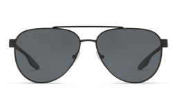 Prada Linea Rossa Pilot Sunglasses in Black – Product Photo 1