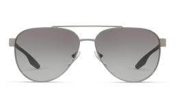 Prada Linea Rossa Pilot Sunglasses in Gunmetal – Product Photo 1