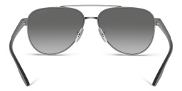 Prada Linea Rossa Pilot Sunglasses in Gunmetal – Product Photo 4