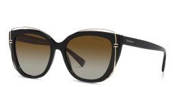 TIFFANY Cat-Eye Sunglasses in Pale Gold/Black – Product Photo 2