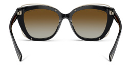 TIFFANY Cat-Eye Sunglasses in Pale Gold/Black – Product Photo 4
