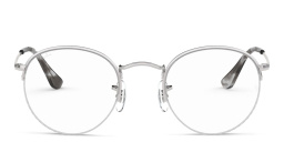 Round Gaze Unisex Eyeglasses من راي بان بلون فضي - صورة المنتج 1