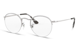 Ray-Ban Round Gaze Unisex Eyeglasses in Silver – Product Photo 2