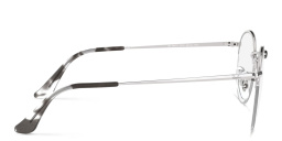 Ray-Ban Round Gaze Unisex Eyeglasses in Silver – Product Photo 3